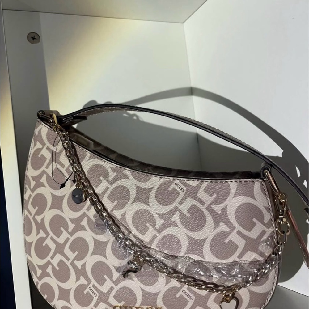 Stylish Beige and Brown Women's Bag